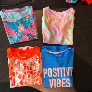 Tek Gear Small 4 Girls  tops t-Shirts shirts multi colors New with Tags